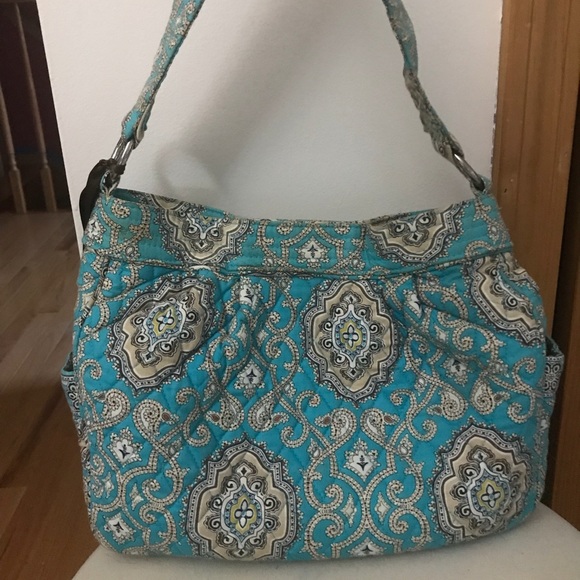 Vera Bradley Totally Turq Shoulder Bag/Purse - Picture 2 of 2